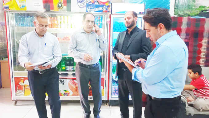 نظارت بر بازار ویژه اربعین حسینی در شهرستان چرداول