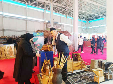سرزمین طلای سفید و نوای نی در نمایشگاه گردشگری تهران