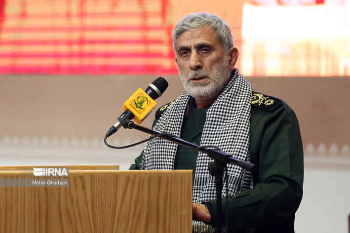 سردار قاآنی: ایران حامی فلسطین تا تحقق هدف نهایی یعنی آزادی قدس شریف است