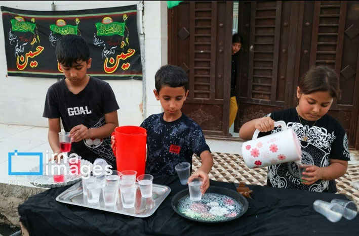 وقتی صدای یاحسین از دل کودکان بلند می‌شود