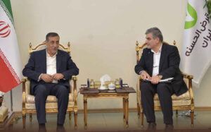 دیدار مدیرعامل بانک قرض‌الحسنه مهر ایران با سرپرست نهاد ریاست جمهوری