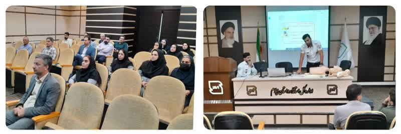 برگزاری دوره آموزشی فوریت‌های پزشکی برای کارکنان اداره کل