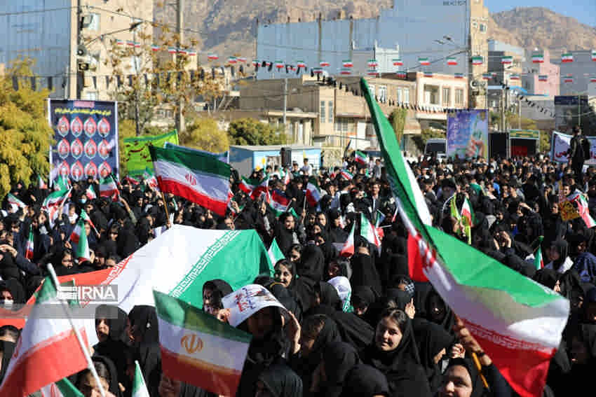 شکوه حضور و اقتدار مردم ایلام