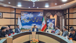 دیدار دبیرمجمع مشورتی نظام مسائل استان ایلام واعضای این مجمع با بازرس ‌کل قضایی استان