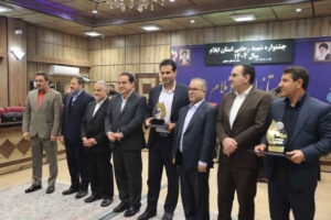 کسب رتبه برتر اداره‌کل راه و شهرسازی استان ایلام در جشنواره شهید رجایی