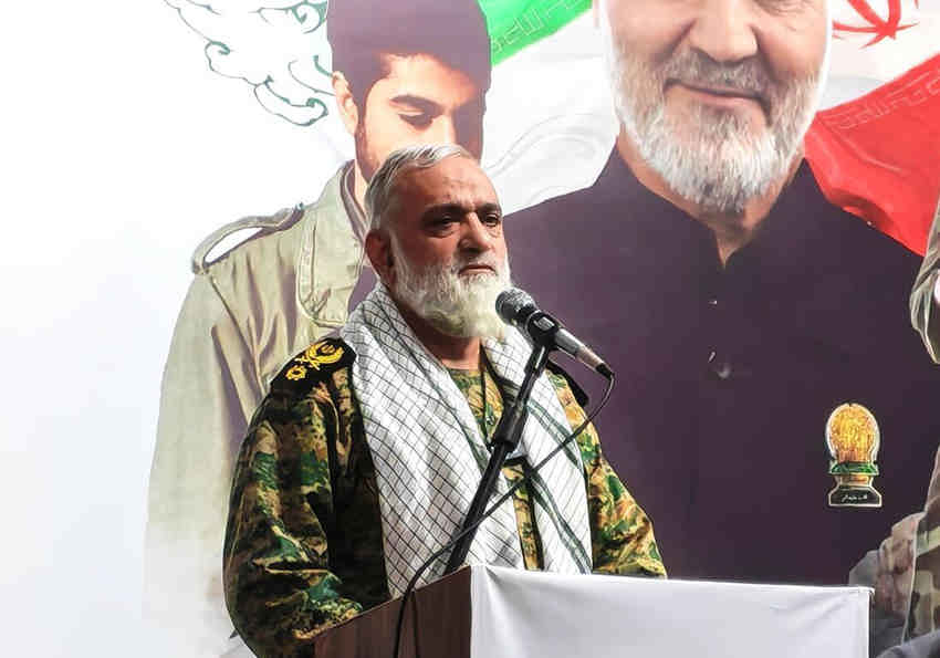 سردار نقدی: نرمش در برابر دشمن امنیت نمی‌آورد
