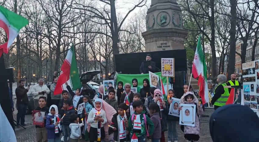 برگزاری راهپیمایی سکوت در لاهه برای محکومیت حمله به دبستان میناب