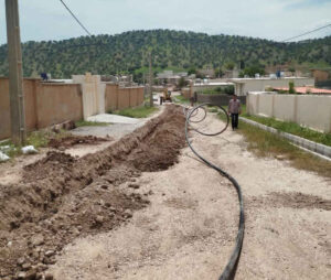 تامین پایدار آب شرب ۱۵ خانوار روستای” آبزار” سیروان با اصلاح ۴۰۰ متر شبکه توزیع