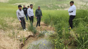 شکستگی‌های خط انتقال آب چشمه‌های گل‌گل رفع شد