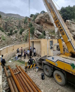 پایدارسازی آبرسانی به بیش از ۱۵۰۰ مشترک آبدانان با تعویض الکتروپمپ چاه «تنگه پونه»