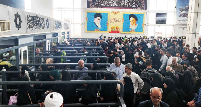 تردد ۱۱۵ هزار زائر از مهران و افزایش ۴۰ درصدی سفرها