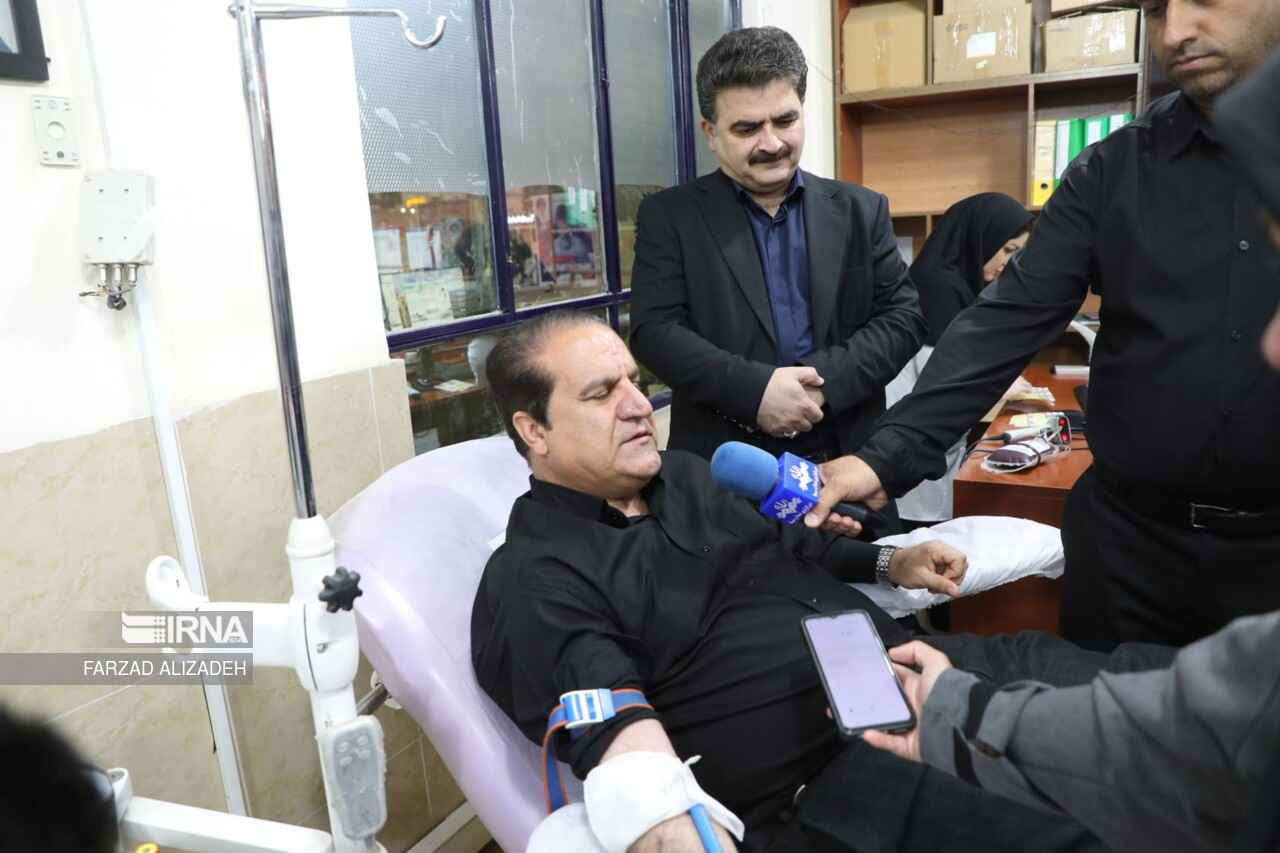 استاندار ایلام: پویش نذر خون نماد ایثار حسینی در نجات جان بیماران است