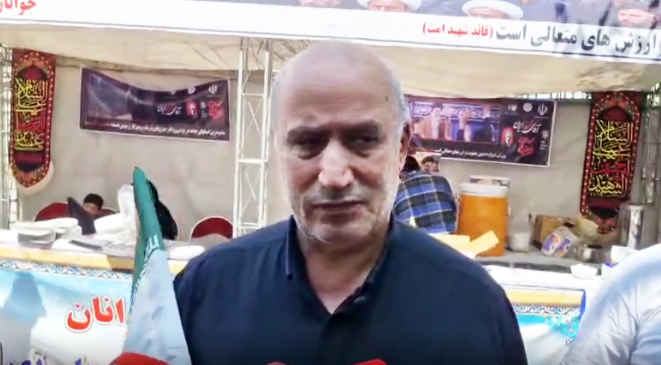 فیلم| تاج: وداع نه، این یک بیعت دوباره با رهبری است/ دشمن نمی‌خواهد این جمعیت را ببیند