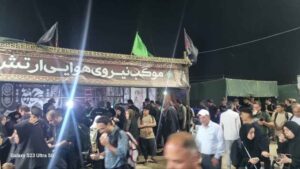 نهاجا خادم زائران اربعین حسینی در مرز مهران