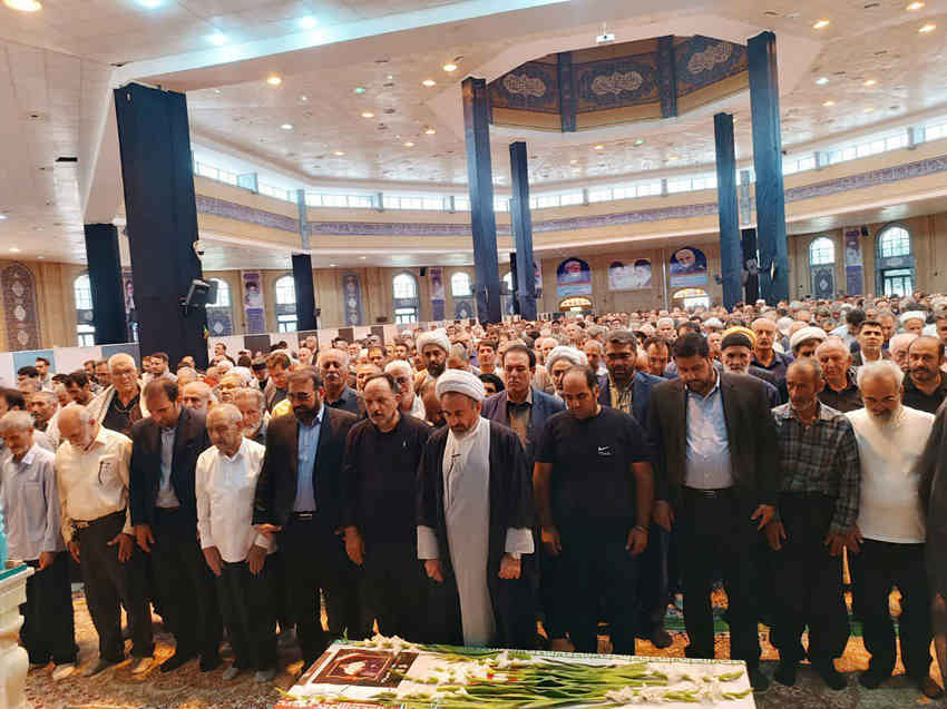 تجدید میثاق با یادگار قلاویزان؛ شهید حاج علی عیسی نژاد با حضور با شکوه مردم تشییع شد