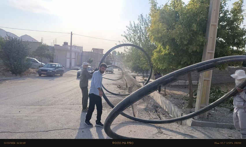 اصلاح ۵۰۰ متر از شبکه توزیع آب روستای “گلزار هر کبود” چوار با هدف حمایت از تولید و اشتغال